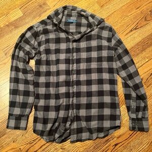 Black/Gray Croft & Barrow Button Up/Flannel